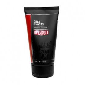 Мужской гель для бритья Uppercut Deluxe Clear Shave Gel с зеленым чаем и огурцом, 120 мл