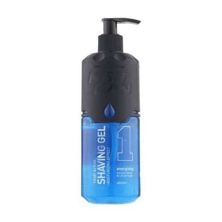 Мужской гель для бритья Nishman No.1 Fresh Active Energizing Shaving Gel, 400 мл