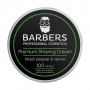 Мужской крем для бритья Barbers Premium Shaving Cream с тонизирующим эффектом, с черным перцем и ветивером, 100 мл