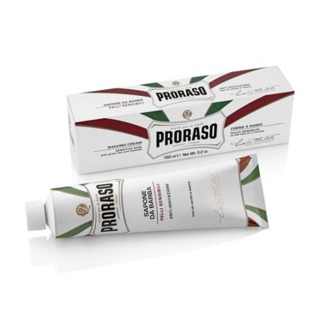 Крем для бритья Proraso Sensitive Skin Shaving Cream для чувствительной кожи с экстрактом зеленого чая и овса, 150 мл