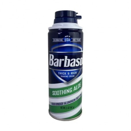 Мужская пена для бритья Barbasol Thick & Rich Shave Cream Soothing Aloe, 142 г