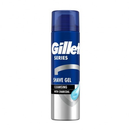 Гель для бритья Gillette Series Очищающий, с углем, 200 мл