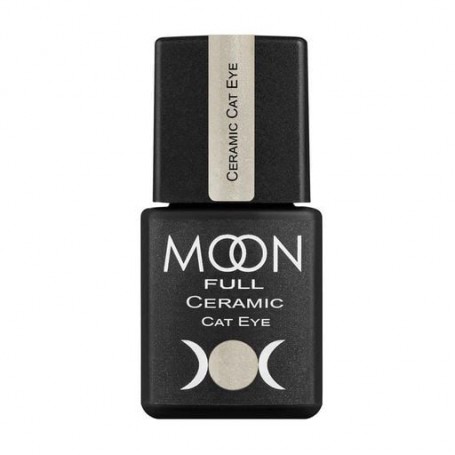 Гель-лак для ногтей Moon Full Ceramic Cat Eye Gel SC533 Серебристый мираж, 8 мл