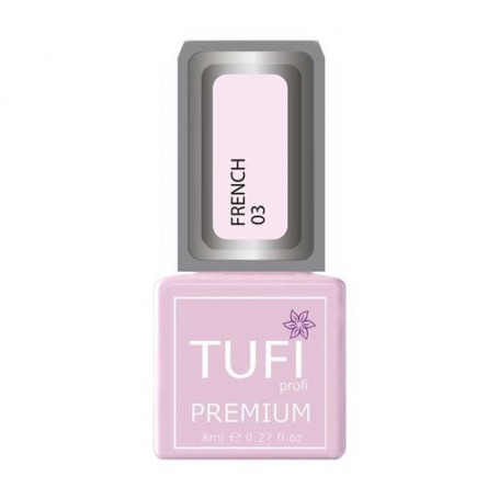 Гель-лак для ногтей Tufi profi Premium French 03 Цветок персика, 8 мл