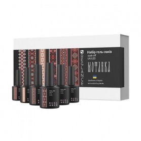 Набор гель-лаков для ногтей Reglance Мотанка, 6*7.5 мл