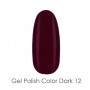 Гель-лак для ногтей Be.Se Professional Gel Polish Color Dark 12 Эмаль, сливовый, 10 г