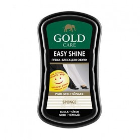 Губка-блеск для обуви Gold Care Easy Shine Sponge Черный, 1 шт