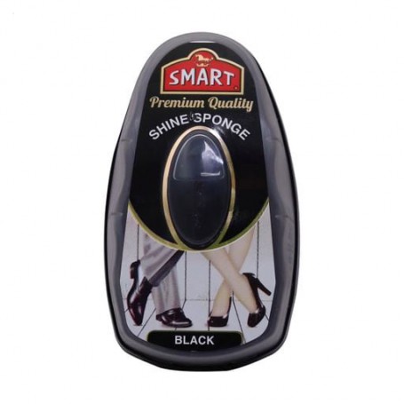 Губка для блеска обуви Smart с дозатором, черная