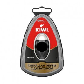 Губка для обуви KIWI Express Shine с дозатором, черная, 7 мл