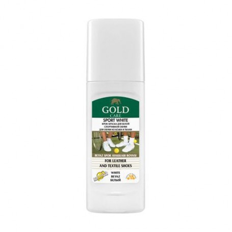 Крем-краска для спортивной обуви Gold Care Sport White Белый, 75 мл