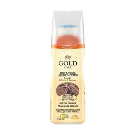 Жидкая восстанавливающая краска для замши и нубука Gold Care Suede & Nubuck Liquid Renovator Бесцветный, 75 мл