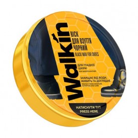 Воск для обуви Walkin, черный, 75 мл