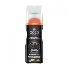 Жидкая восстанавливающая краска для замши и нубука Gold Care Suede & Nubuck Liquid Renovator Черный, 75 мл