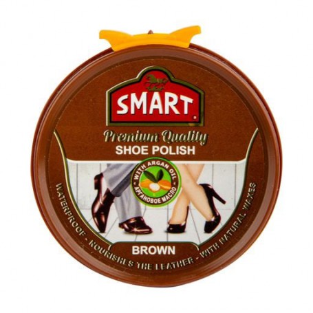 Крем для обуви Smart Shoe Polish Anti-Static Коричневый, 50 мл