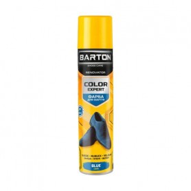 Краска для обуви из замши, нубука, велюра Barton Color Expert Синяя, 300 мл (аэрозоль)