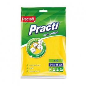 Салфетка для уборки Paclan Soft Cotton 34*45 cм , 10 шт