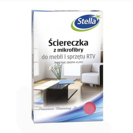 Салфетка из микрофибры для мебели, аудио- и видео техники Stella Мікрофібра для дому, 1 шт