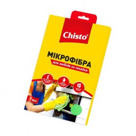 Салфетка из микрофибры Chisto для мебели и техники, 1 шт