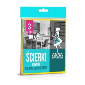 Вискозные салфетки для уборки Anna Zaradna, 3 шт