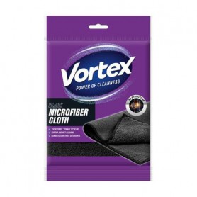 Салфетки для уборки из микрофибры Vortex Semi-Towel Black, 30*50 см, 1 шт