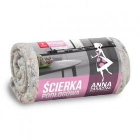 Салфетка для мытья полов Anna Zaradna серая, 60*60 см, 1 шт