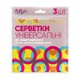 Салфетки универсальные Добра господарочка Чистая кухня, с принтом, 35*35 см, 3 шт