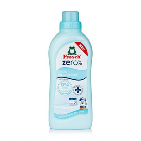 Кондиционер-ополаскиватель для белья Frosch Zero Sensitiv, 31 стирка, 750 мл