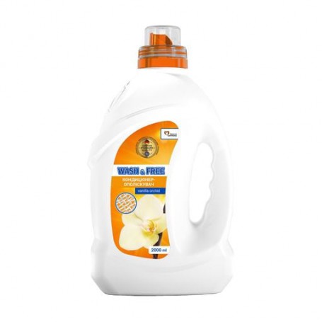 Концентрированный смягчитель для тканей Wash & Free Ванильная орхидея, 2 л