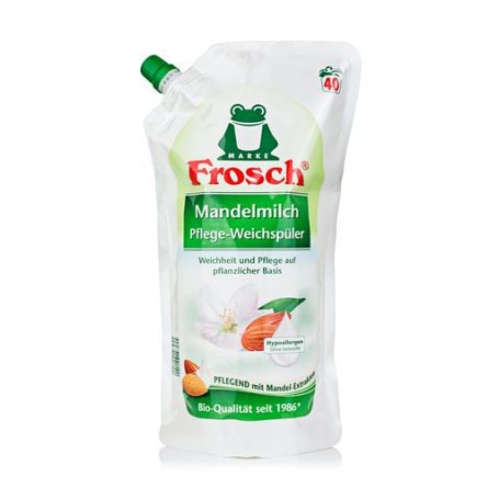 Кондиционер-ополаскиватель для белья Frosch Миндальное молочко, 40 стирок, 1 л