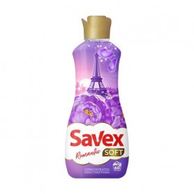 Кондиционер для тканей Savex Soft Romantic, 60 стирок, 1.5 л