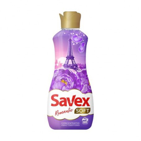 Кондиционер для тканей Savex Soft Romantic, 60 стирок, 1.5 л
