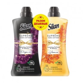 Набор кондиционеров для белья Silan Supreme (Elegance, 1.012 л + Glamour, 1.012 л)