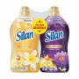 Набор кондиционеров для белья Silan Aromatherapy (Dreamy Lotus, 1.1 л + Fascinating Frangipani, 1.1 л)