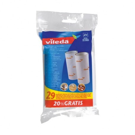 Запасной блок для роллера для чистки одежды Vileda (спиральный), 2 шт* 29 листов