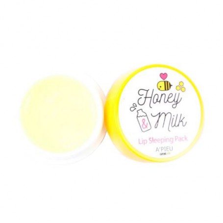 Ночная маска для губ A'pieu Honey & Milk Lip Sleeping Pack Молочно-медовая, 6.7 г