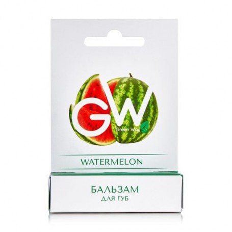 Бальзам для губ Green Way ФітоЛінія Watermelon Арбуз, 4.5 г