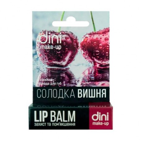 Гигиеническая помада для губ Dini Lip Balm Сладкая вишня, 4.5 г