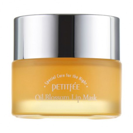 Ночная маска для губ Petitfee & Koelf Oil Blossom Lip Mask с витамином Е и маслом облепихи, 15 г