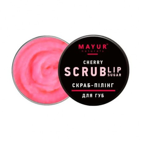 Сахарный скраб-пилинг для губ Mayur Scrub Lip Sugar Cherry, 15 г