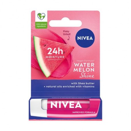 Бальзам-догляд для губ NIVEA Watermelon Shine Кавунове сяйво, 4.8 г