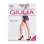 Колготки женские Giulia Relax поддерживающие, с шортиками, 50 DEN, Nero, размер 2