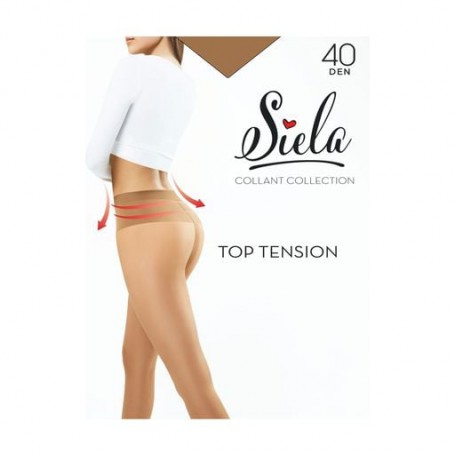 Колготки женские Siela Collant Collection Top Tension 40 Den, Caramel, размер 2