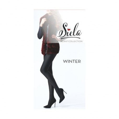 Колготки женские Siela Winter, 600 DEN, Nero, размер 2