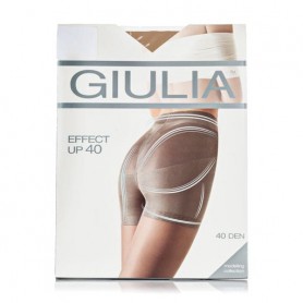 Классические колготки женские Giulia Effect Up с моделирующими шортиками, 40 DEN, Cappuccino, размер 3