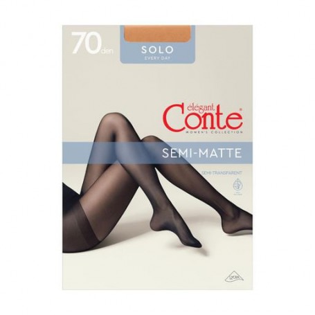 Колготки женские Conte elegant Solo Every Day Semi-Matte, 70 DEN, Bronz, размер 2