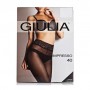 Классические колготки женские Giulia Impresso с кружевным поясом, 40 DEN, Daino, размер 2