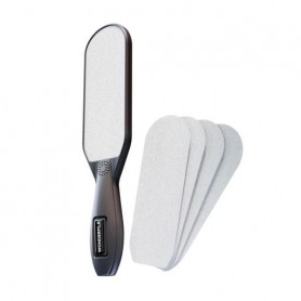 Набор для педикюра Wonderfile (терка, 100/180 грит + сменные файлы, 4 шт)