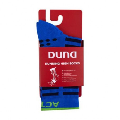 Носки универсальные Duna 5670 Active Sport высокие, васильковые, размер 21-23