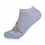 Носки женские AmiGA укороченные, голубые, капибара, размер 23-25