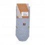Носки женские AmiGA укороченные, голубые, капибара, размер 23-25